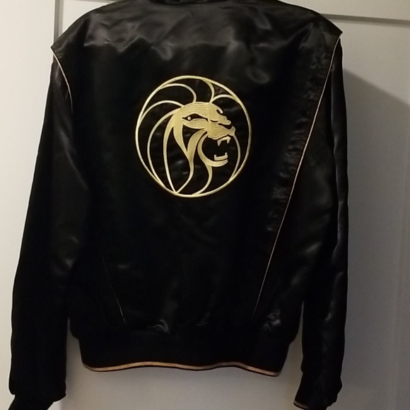 LAS VEGAS MGM GRAND SATIN BOMBER JACKET - Picture 6 of 6